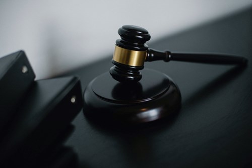 Court Gavel Black