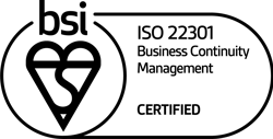 Mark Of Trust Certified ISO 22301 Business Continuity Management Black Logo En GB 1019