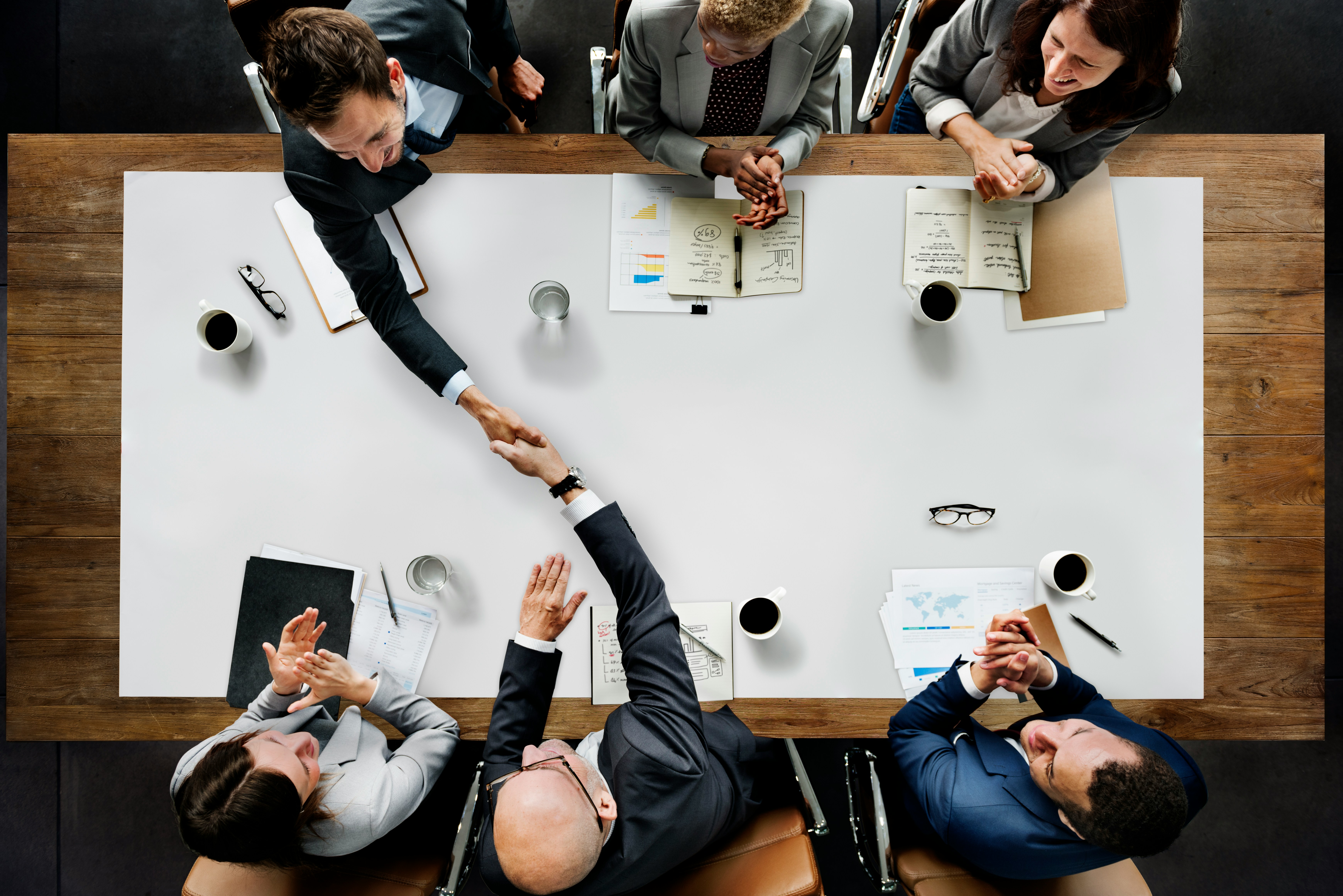 Workplace negotiation meeting on collective bargaining and employee relations.