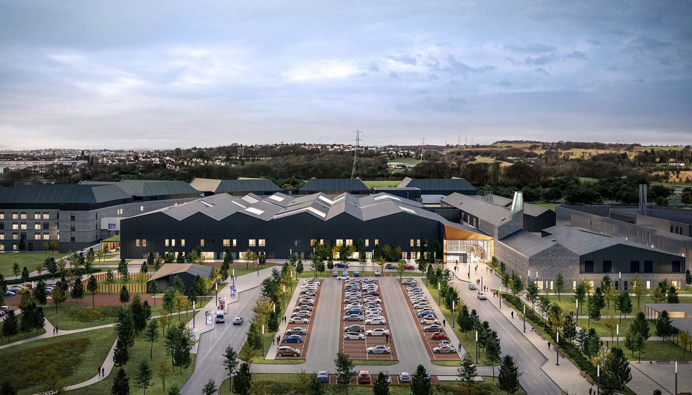Monklands Hospital Main View