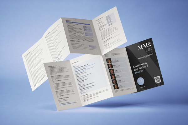 2026 27 Employment Law Fact Card