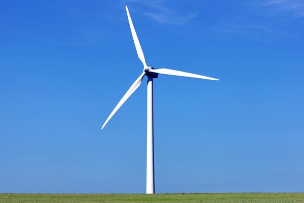 Onshore wind power turbine