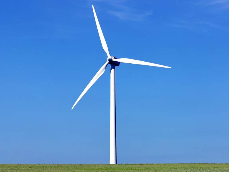 Onshore wind power turbine