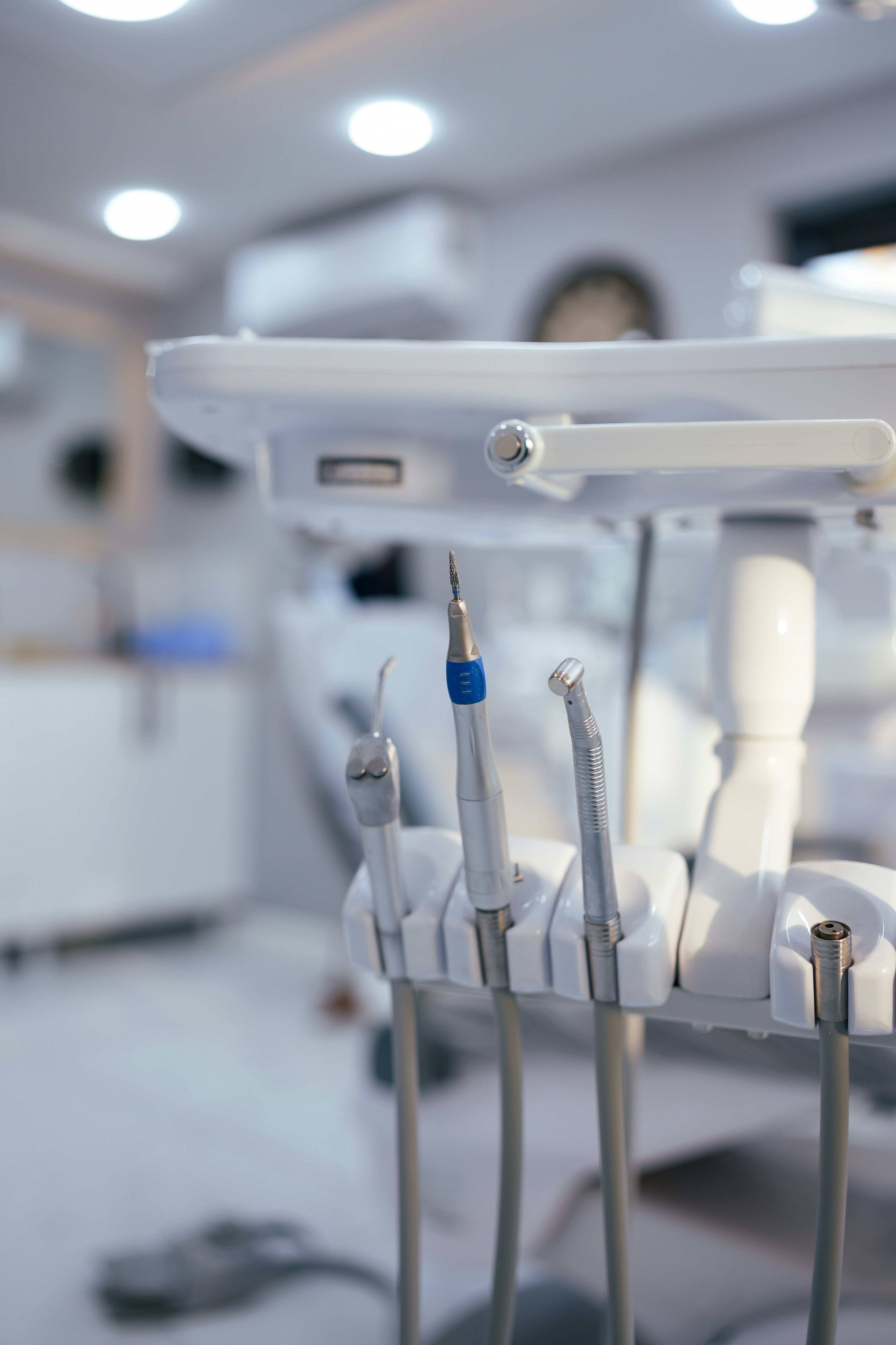 Dental equipment in a modern clinic, representing the acquisition and operation of an established dental practice.